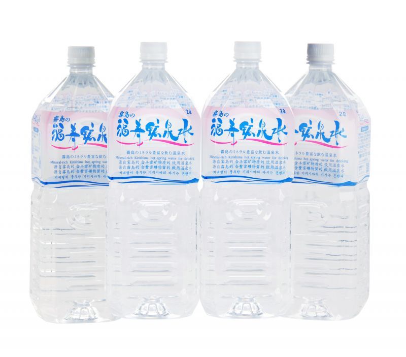 福寿鉱泉水2l 4本箱入 天然温泉水 硬水ミネラルウォーター シリカ水 税込 送料別 霧島の福寿水 オンラインショップ